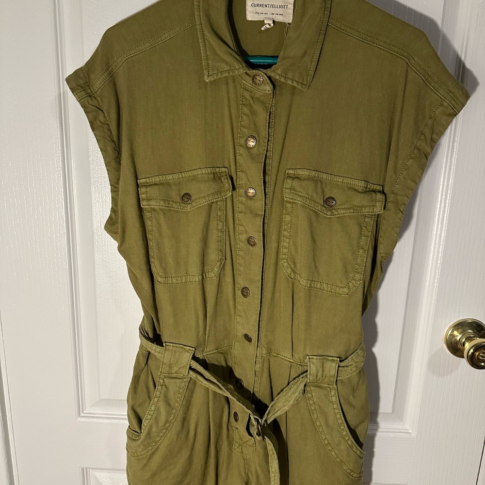 Current/Elliott Olive Green Jumpsuit